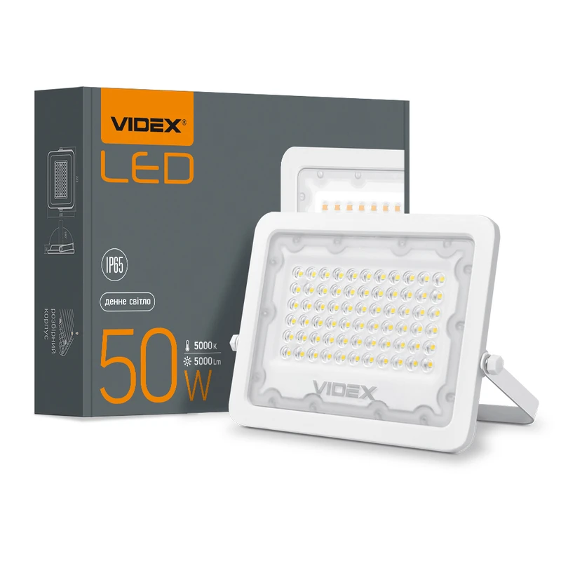 LED прожектор Videx F2e 50W 5000K (VL-F2e-505W)