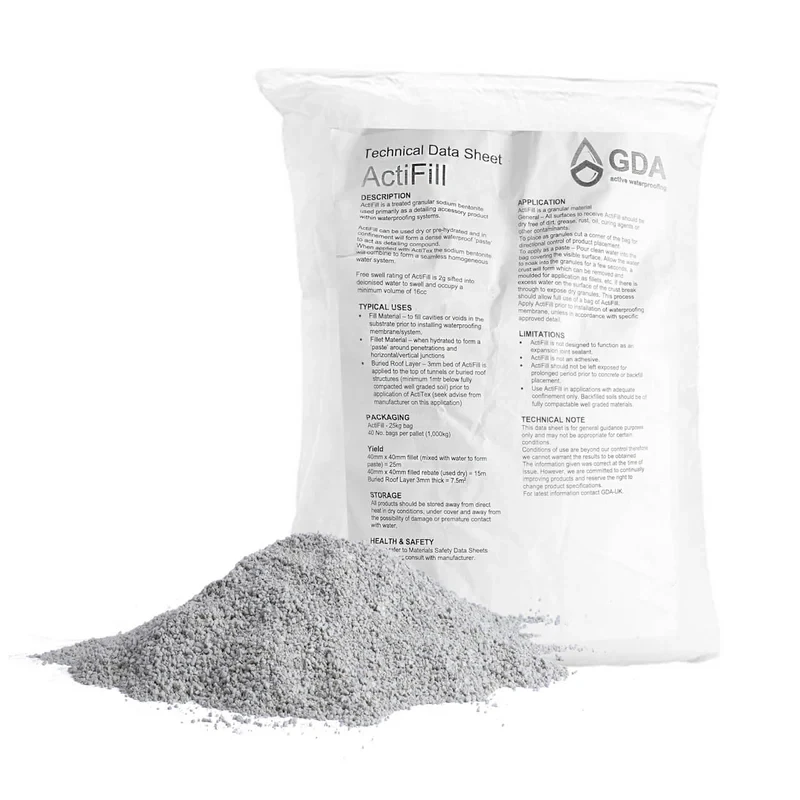 Гранули бентоніту GDA ActiFill 25 кг