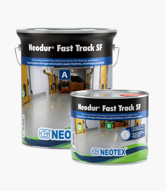 Швидкосохнуча аліфатична полісечовина NEOTEX Neodur Fast Track SF Комплект (А+В) 4,5 кг світло-сірий RAL 7035