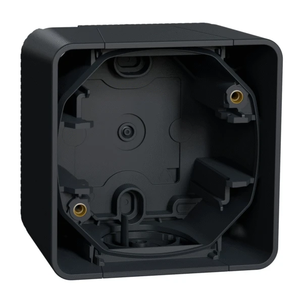 Коробка Schneider Electric для внеш. монтажа 1-ая IP55 "MUREVA S" черная (C2) 