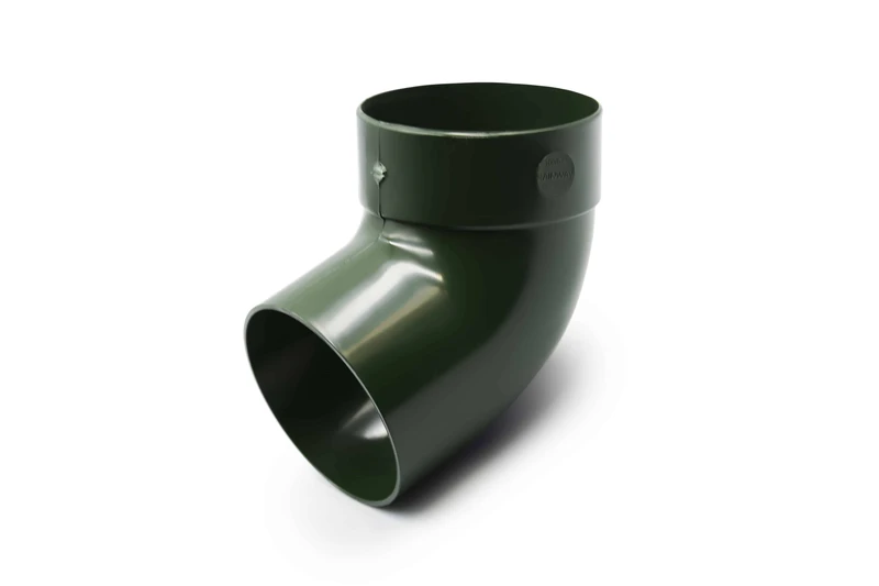 Отвод одномуфтовый RainWay система 130/100 67° RAL 6009 Зеленый