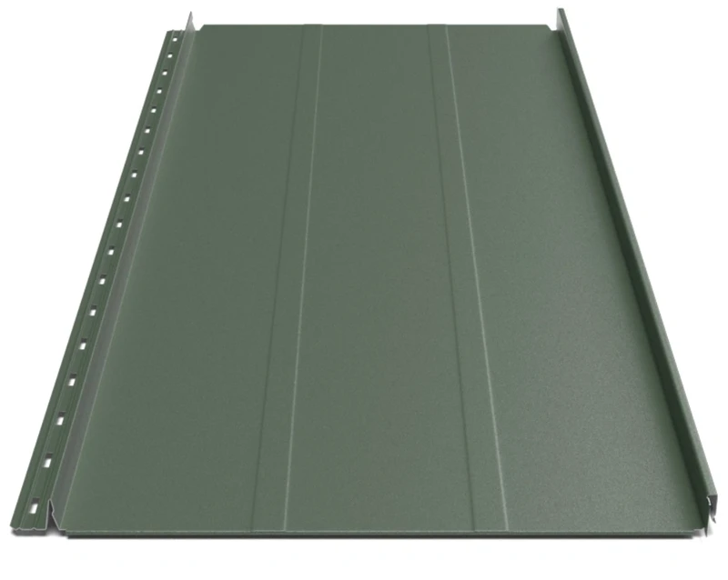 Клікфальц Будсервіс "Преміум" П3 Pladur wrinkle mat Thyssen krupp 0.50 mm RAL 6020 Зелений