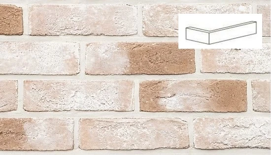 Кутові елементи Loft Brick Бельгійська цегла 13 Жовтий 222/100 x 71х15 мм