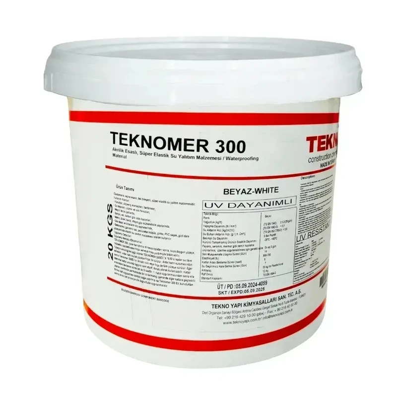 Акриловая мастика для гидроизоляции внутри помещений TEKNO Teknomer 300 20 кг
