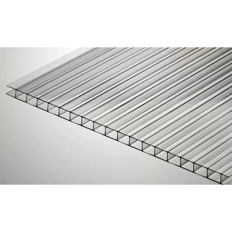Сотовый поликарбонат Arla Plast Elite 6,0мм, прозрачный 2100х6000мм, 1 ст. покрытием (СПК6-6_ПР_Arla_UV 1)
