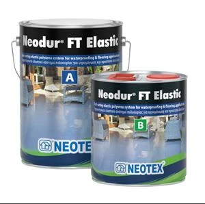 Гідроізоляційне покриття з полісечовини NEOTEX Neodur FT Elastic Комплект (А+В) 5,5 кг світло-сірий RAL 7035