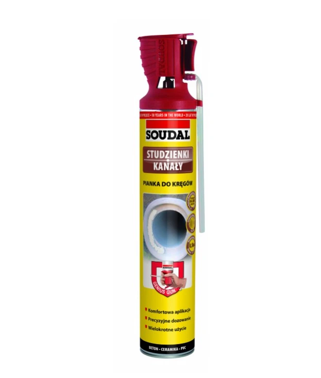 Пена для бетонных колец Soudal SOUDAL GG 750мл