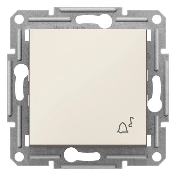 Кнопка Schneider Electric 2-мод. с символом "Звонок" "ASFORA" без рамки сл.к. 