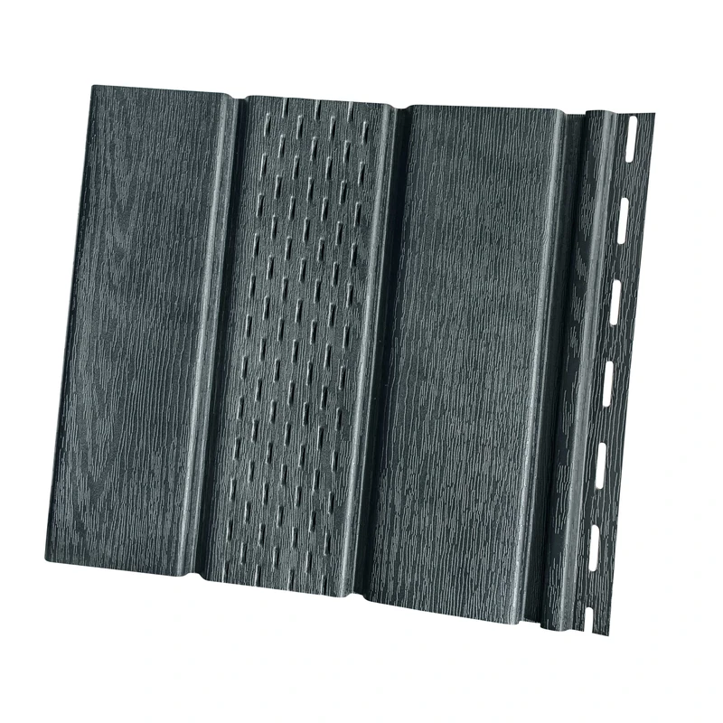 Панель софита RainWay с перфорацией 300x3000 (0,9 м2) RAL 7016 Темно-графитовый