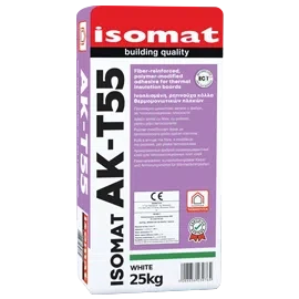 Полімерцементний клей для теплоізоляційних плит Isomat ISOMAT AK-T55 25 кг, білий