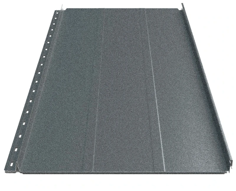 Клікфальц Будсервіс "Преміум" П3 Relief iceCrystal mat Thyssen krupp 0.50 mm RAL 7016 Графіт