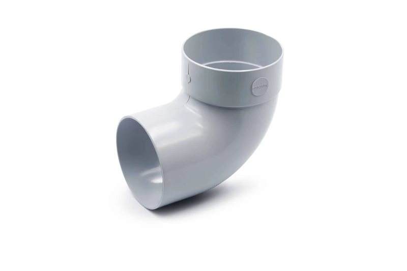 Отвод одномуфтовый RainWay система 90/75 87° RAL 7040 Серый