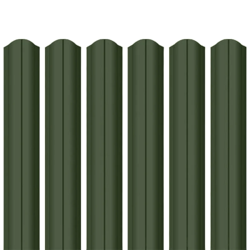 Ламель штахета Будсервіс матполіестер двохстор. ARVEDI 0,45мм RAL 6020 Зелений
