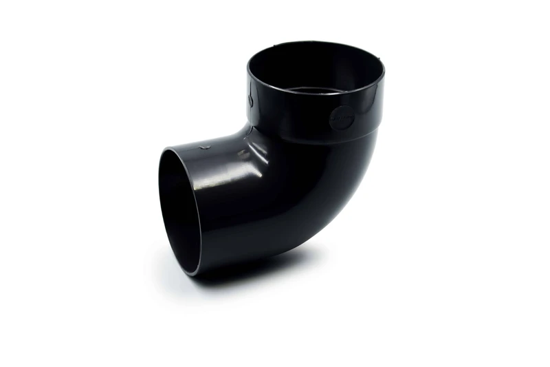 Отвод одномуфтовый RainWay система 130/100 87° RAL 9005 Черный