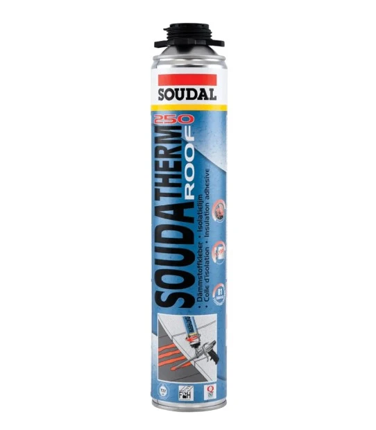 Пена для утеплителя пистолетная Soudal SOUDATHERM ROOF 250 800мл