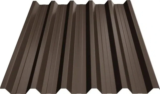 Профнастил GOOD ROOF ПН-44 Матполиэстер Малайзия/Вьетнам/Индия/Корея, 0,38-0,40 мм RAL 8017 Шоколадный
