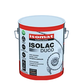 Износостойкая эмалевая краска для металлических поверхностей Isomat ISOLAC-DUCO GLOSS 2,25 л, Base P