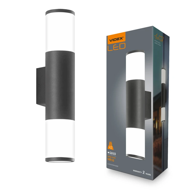 LED Светильник архитектурный AR092B IP54 Videx 2xGU10  (VL-AR092B)