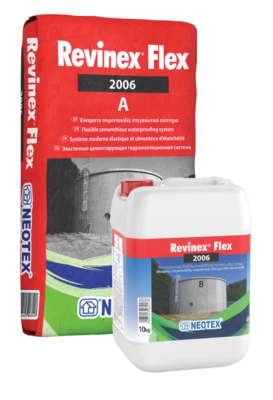 Двокомпонентна гідроізоляційна система NEOTEX Revinex Flex 2006 Комплект (А+B) 34 кг