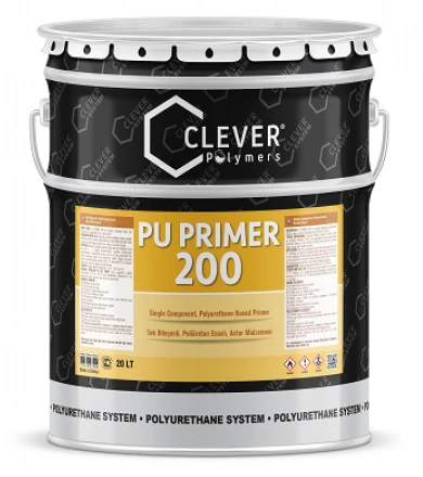 Поліуретанова грунтовка однокомпонентна Clever Polymers PU PRIMER 200 20 кг, Прозора
