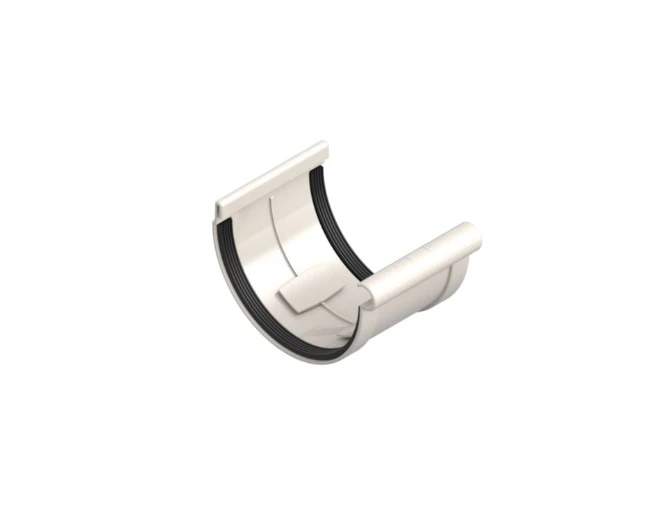Муфта желоба Ines система 120/80 RAL 9010 Белый (67-031)