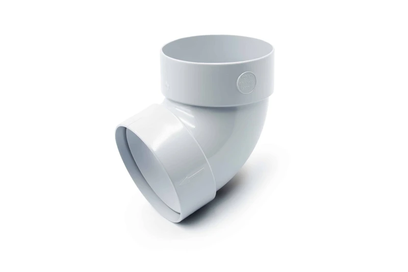 Отвод двумуфтовый RainWay система 130/100 67° RAL 7040 Серый