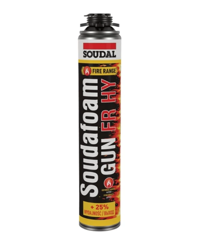 Пена противопожарная Soudal Soudafoam FR gun 750мл