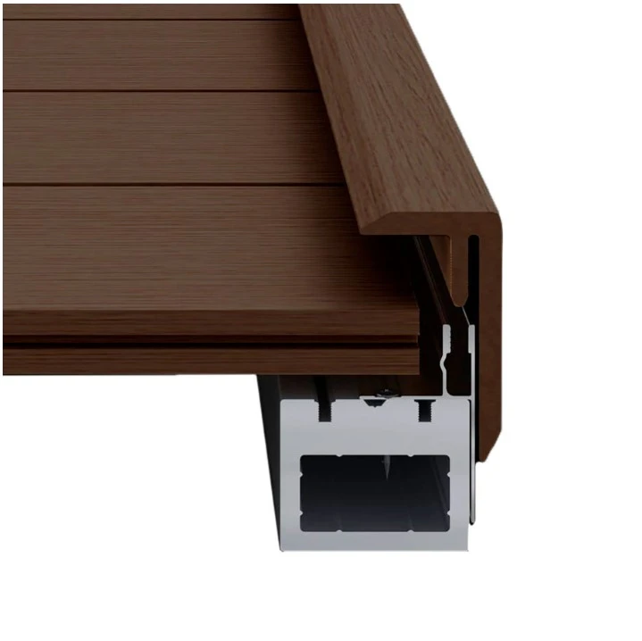 F-профіль Legro Ultra Naturale (WPC + алюм.) Walnut 70х40х2500 mm