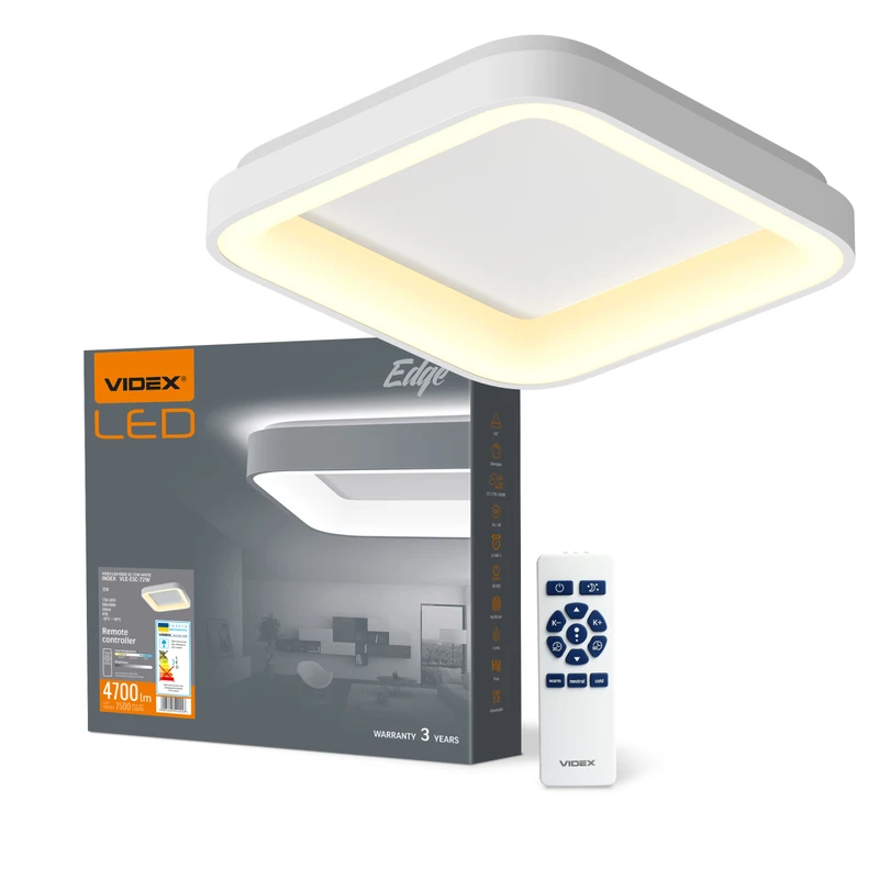 LED світильник Videx EDGE-SC-72W-WHITE (VLE-ESC-72W)